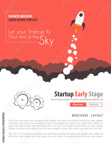 Startup Landing Webpage Or Corporate Design Covers Stock Image And Royalty Free Vector Files On Fotolia Com Pic 124248465