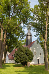 Nikolaikirche Meißen im Park