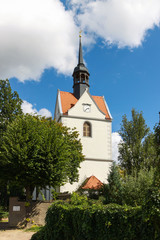 Fototapeta na wymiar Trinitatis Kirche in Meißen Zscheila 
