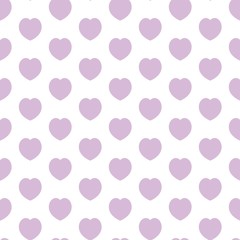 Fototapeta na wymiar Seamless pattern of pastel hearts. Gentle, simple patterns, background. Pastel.