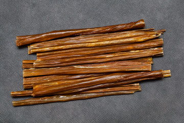 sticks of dried meat