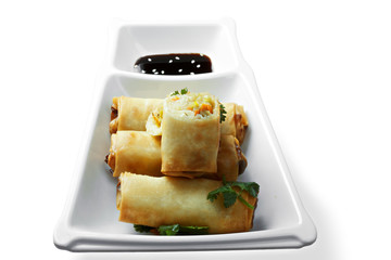 Vegetable spring rolls