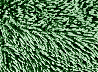 Old green mop texture.