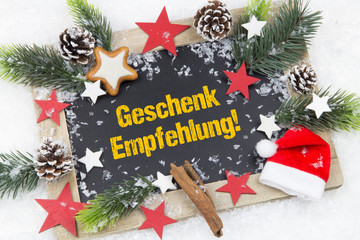 Geschenk Empfehlung! Weihnachtliches