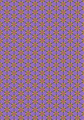 motivo geometrico viola e giallo