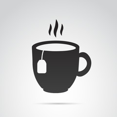 Tea vector icon.