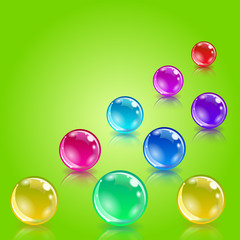 lottery balls as metaphor for lottery. EPS10 vector illustration.