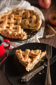 Homemade apple pie