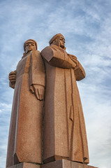 Fototapeta premium Riga Red Riflemen Statue