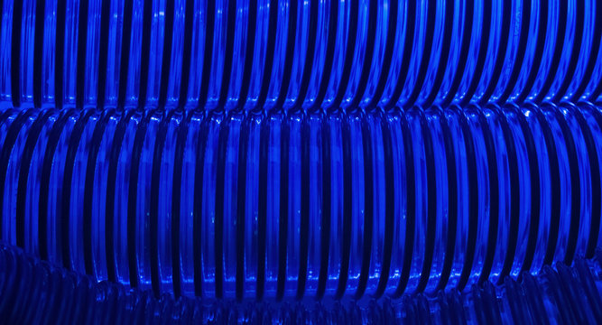 Blue hose close-up