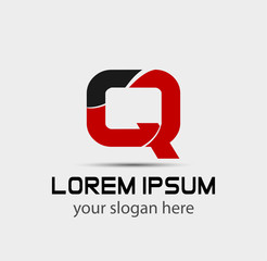 Abstract letter Q icon
