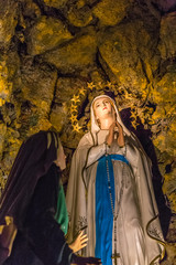 apparition of the Blessed Virgin Mary in the cave of Lourdes