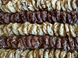cookies on a tray