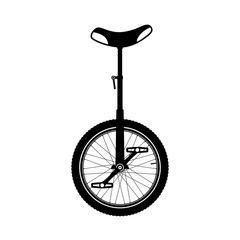 Monocycle silhouette