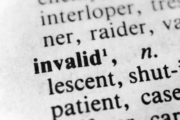 Invalid
