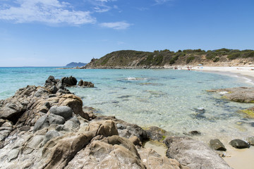 Fototapeta na wymiar Mare limpido di Sardegna