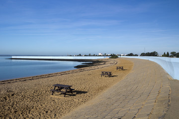 Beach at Thorney Bay, Canvey Island, Essex, England