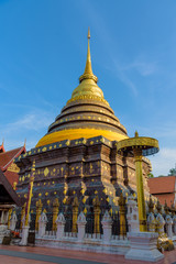 Fototapeta premium Wat Phra That Lampang Luang temple in Lampang, Thailand.