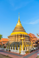 Fototapeta premium Wat Phra That Lampang Luang temple in Lampang, Thailand.