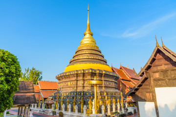 Wat Phra That Lampang Luang temple in Lampang, Thailand.