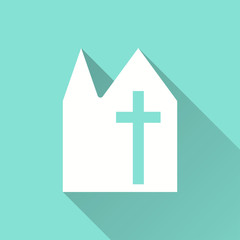 Fototapeta premium Church - vector icon.