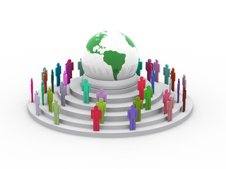 3d global village concept