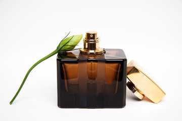 Brown perfume and bud