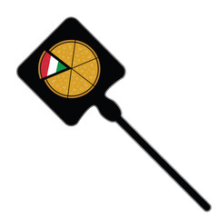 pizza food italian color illustration