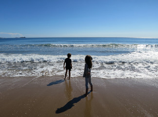 enfants à la plage