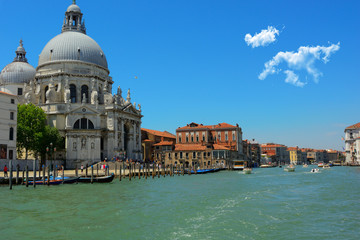 Fototapeta na wymiar Blick auf den Canale Grande Venedig