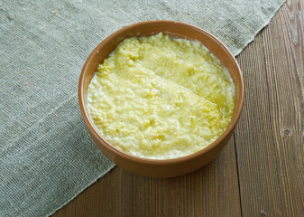 Millet porridge with pumpkin