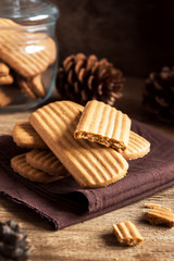 Homemade ginger cookies
