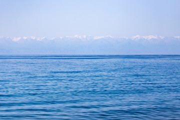 Lake Issyk-Kul in Kyrgyzstan