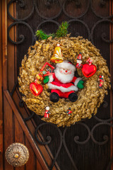Christmas door decoration