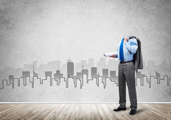 Man of engineering profession