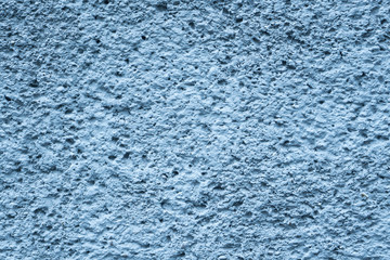 Blue revetment wall putty macro texture background
