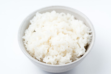 japanese cooked rice in bowl