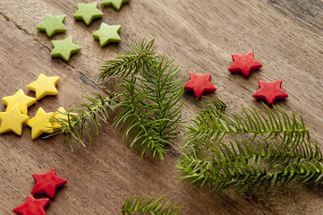 Components for making Christmas decorations