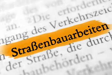 Straßenbauarbeiten