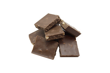 Chocolate with hazelnuts