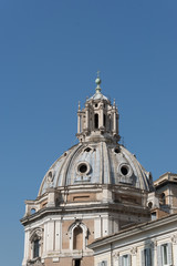 Fototapeta na wymiar Church of Santa Maria di Loreto, Rome, Italy. 