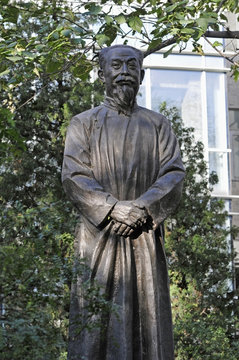 Statue of confucious;Beijing china