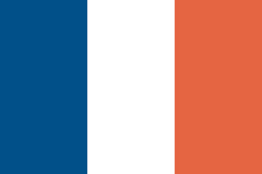 flag of france (official colors)