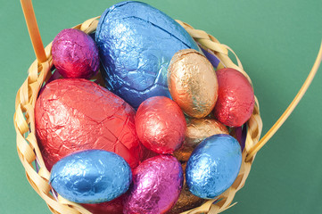 Colourful collection of Easter Eggs