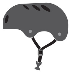 bike (bicycle) helmet vector icon