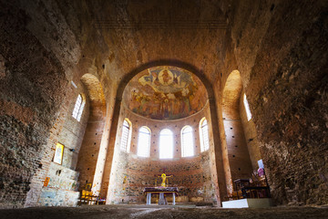 The fourth century AD Rotunda of Galerius, a Roman monument; Thessaloniki, Greece