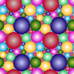 Abstract seamless pattern of molecules ,drops for glass textures Wallpaper, fabric.Vector illustration