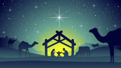 Christmas Nativity Scene - 124289865