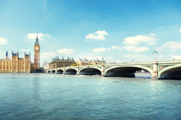 Big Ben and Houses of Parliament, London, UK