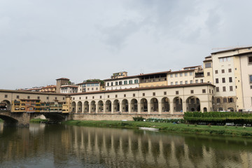 Obraz premium View of Florence and Arno river, Italy 